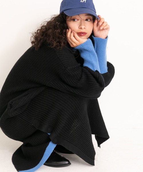 「bohmal」 ニットワンピース FREE ブラック レディース_画像5