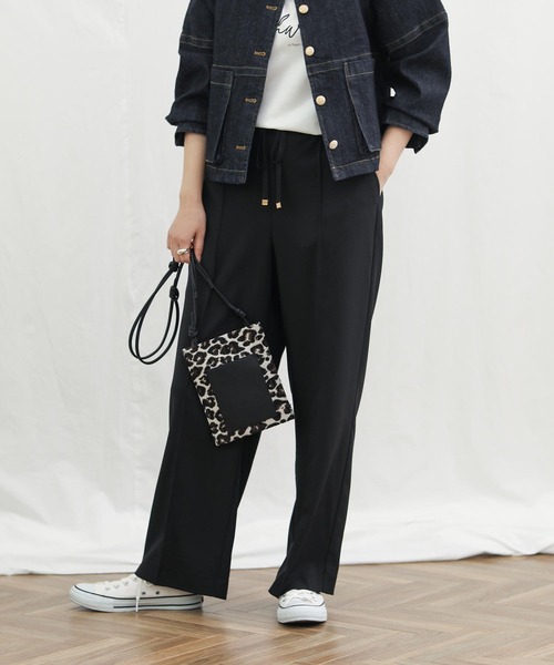 「Gready Brilliant」 「AuieF」イージーパンツ 36 ブルーグレー レディース_画像5