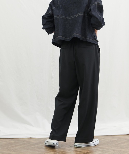 「Gready Brilliant」 「AuieF」イージーパンツ 36 ブルーグレー レディース_画像6