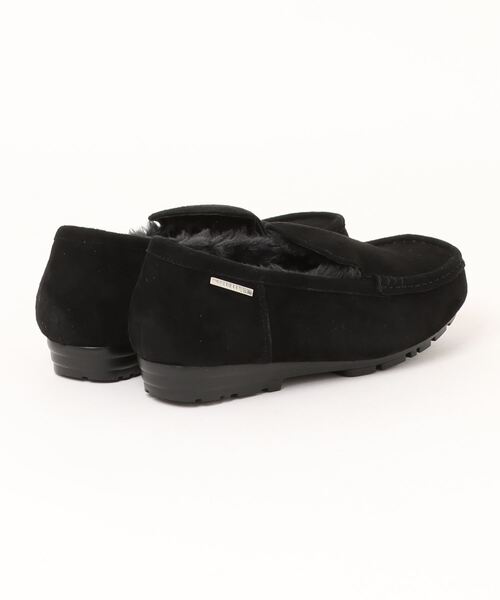 「HIMIKO」 モカシンシューズ 25.0cm ブラック レディース_画像2