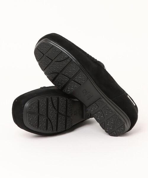 「HIMIKO」 モカシンシューズ 25.0cm ブラック レディース_画像3