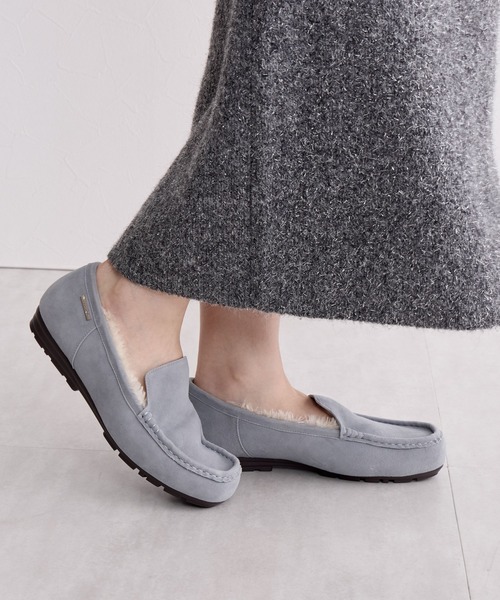 「HIMIKO」 モカシンシューズ 25.0cm ブラック レディース_画像7