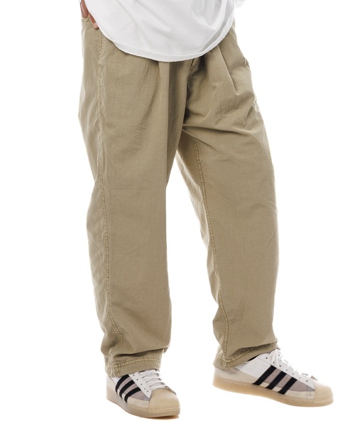 Sandinista（サンディニスタ） パンツ Nylon 2Tuck Pants - Overdyed