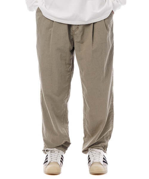 Sandinista（サンディニスタ） パンツ Nylon 2Tuck Pants - Overdyed