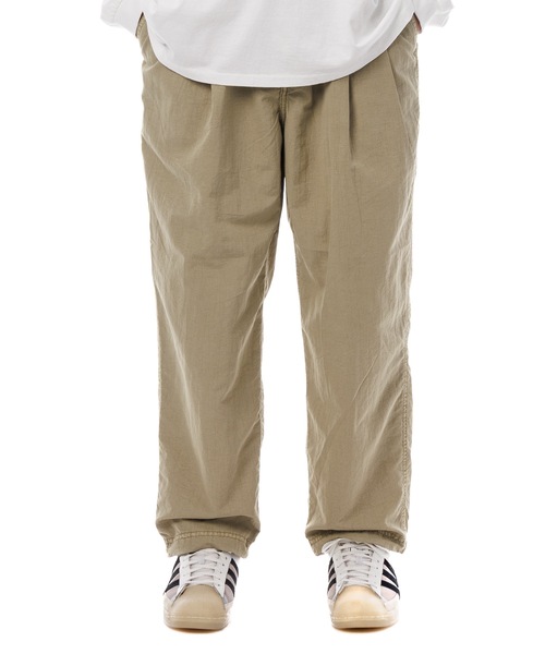Sandinista（サンディニスタ） パンツ Nylon 2Tuck Pants - Overdyed