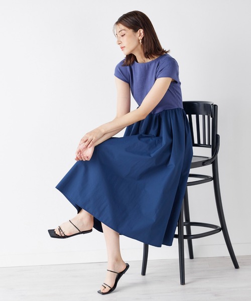 「ketty」 ドッキングワンピース M ブラウン レディース_画像8