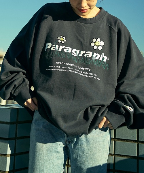 Paragraph（パラグラフ） スウェットカットソー フリ