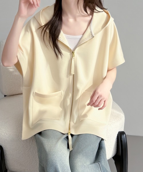 ABITOKYO（アビトーキョー） パーカー ダブルジップフーディ段ボール