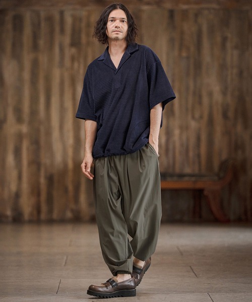 CAMBIO（カンビオ） ワイドパンツ パンツ mp14681-3D Drape Balloon