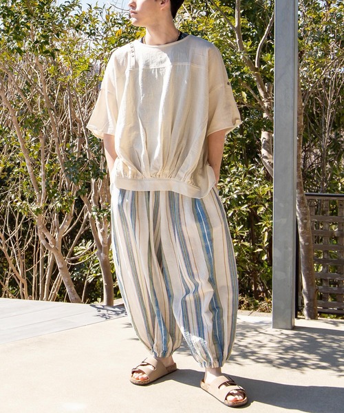 「チャイハネ」 スウェットパンツ FREE グリーン メンズ_画像4