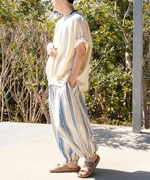 「チャイハネ」 スウェットパンツ FREE グリーン メンズ_画像5