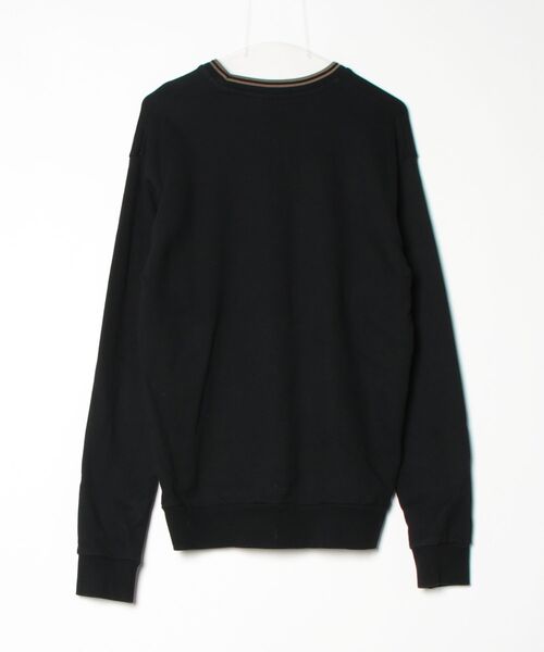 「FRED PERRY」 スウェットカットソー L ブラック レディースの画像