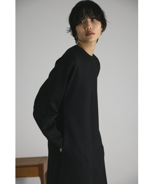 「STYLEMIXER」 長袖ワンピース MEDIUM ライトカーキ レディース_画像2
