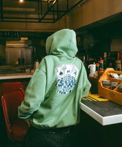 H U F 刺繍ロゴ ブラック ジップアップパーカー セール】【HUF/ハフ】ALL CAPS F/Z HOODIE/裏起毛 刺繍ロゴ ジップ