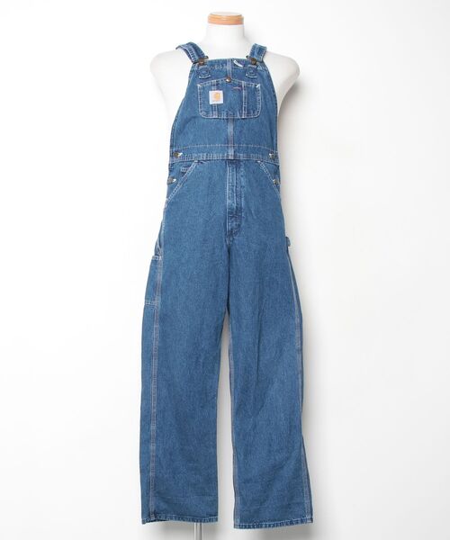 Carhartt ブルーリジッド オーバーオール Carhartt（カーハート） オーバーオール - ブルー メンズ : ZOZOTOWN