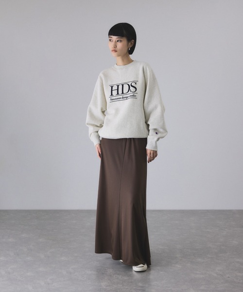 「Champion」 スウェットカットソー FREE ブルー レディースの画像