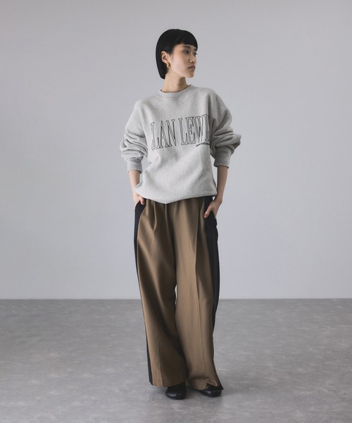 「Champion」 スウェットカットソー FREE ブルー レディースの画像