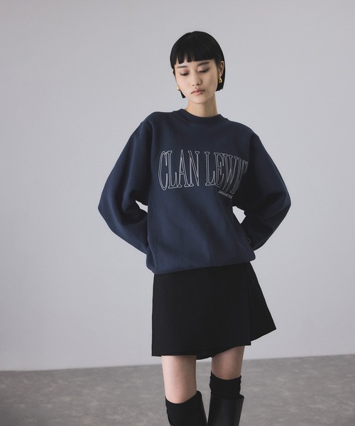 「Champion」 スウェットカットソー FREE ブルー レディースの画像