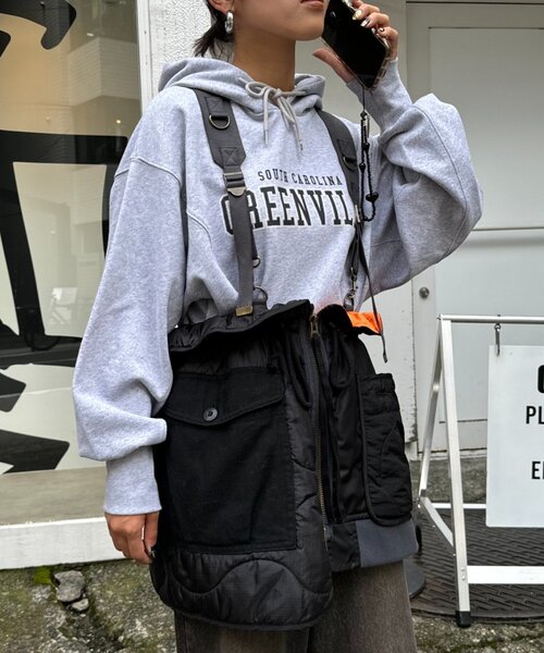 「etsinta」 ベスト ONE SIZE カーキ レディースの画像