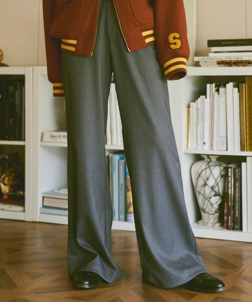 「soerte」 ブーツカットパンツ 2 ピンク メンズ_画像3