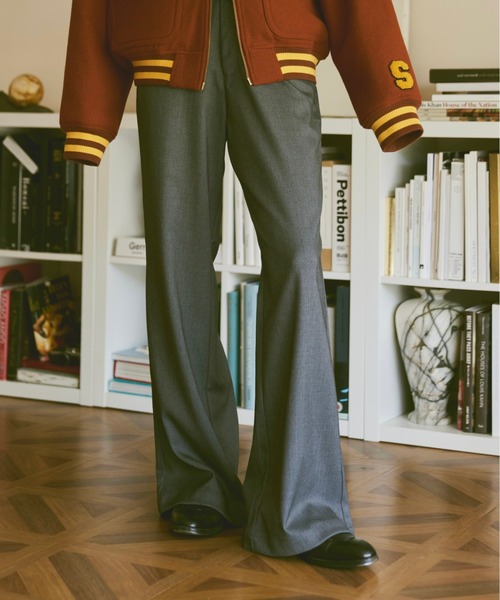 「soerte」 ブーツカットパンツ 2 ピンク メンズ_画像4