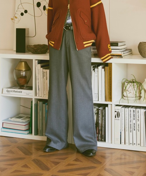 「soerte」 ブーツカットパンツ 2 ピンク メンズ_画像6