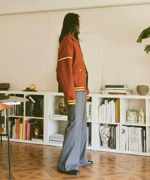 「soerte」 ブーツカットパンツ 2 ピンク メンズ_画像9