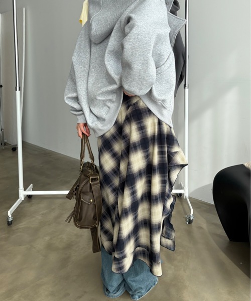 「SHAGGIE」 キャミソールワンピース MEDIUM ネイビー レディース_画像3