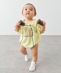 ベビー服 ロンパース 「KIDS」メロウ切替ロ...の詳細画像2