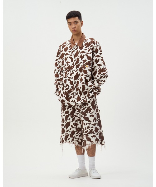 DISCOVERED(ディスカバード) カバーオール COW PRINT COVERALL DISCOVERED(ディスカバード) カバーオール COW PRINT COVERALL