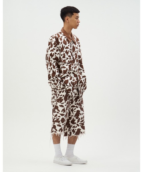 DISCOVERED（ディスカバード） カバーオール COW PRINT COVERALL