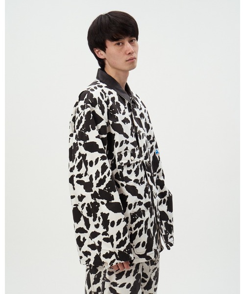 DISCOVERED（ディスカバード） カバーオール COW PRINT COVERALL