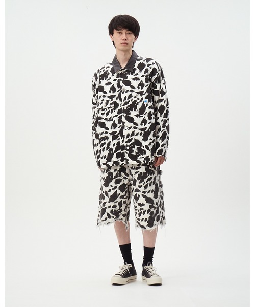 DISCOVERED（ディスカバード） カバーオール COW PRINT COVERALL