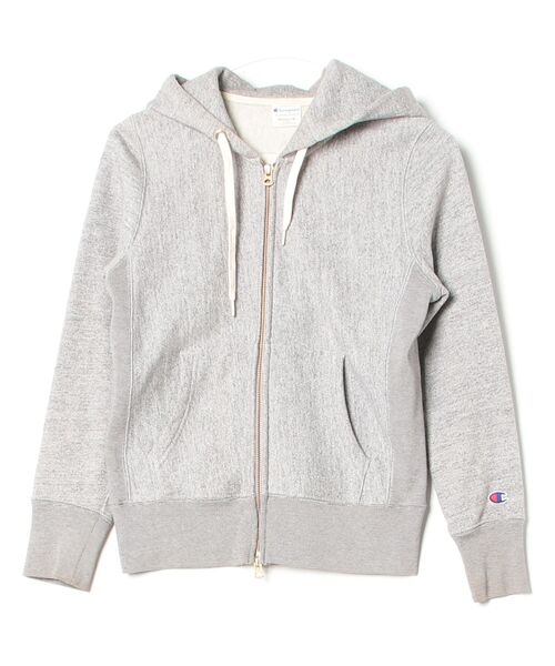 Champion（チャンピオン） ジップアップパーカー M グレー レディース