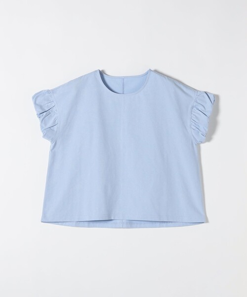 tシャツ SHIPS any:「多機能/洗濯機可能」マルチファンクション ギャザー スリーブ TEE レディースの画像