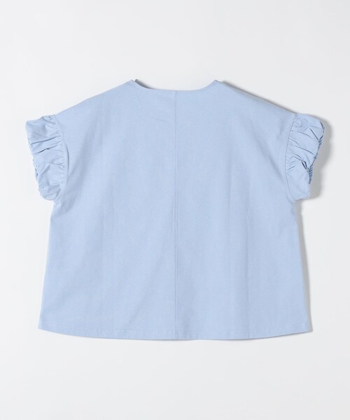 tシャツ SHIPS any:「多機能/洗濯機可能」マルチファンクション ギャザー スリーブ TEE レディースの画像