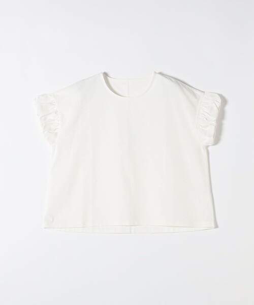 tシャツ SHIPS any:「多機能/洗濯機可能」マルチファンクション ギャザー スリーブ TEE レディースの画像