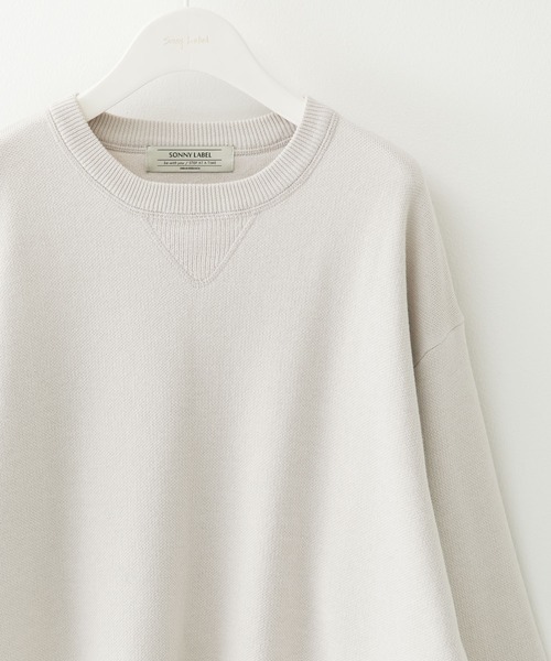 「URBAN RESEARCH Sonny Label」 長袖ニット MEDIUM グレー メンズ_画像3