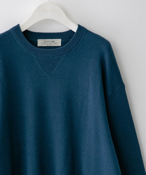 「URBAN RESEARCH Sonny Label」 長袖ニット MEDIUM グレー メンズ_画像6