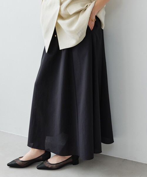 スカート 「結論シリーズ」ドライクロス フレアスカート「size SHORT/TALLあり」の画像