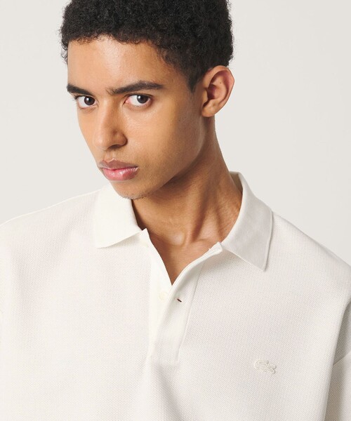 LACOSTE（ラコステ） 半袖ポロシャツ 3 ホワイト メンズ : ZOZOTOWN