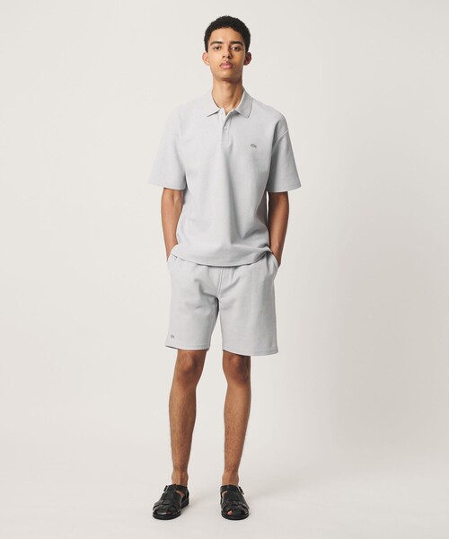 ポロシャツ 「LACOSTE for BEAUTY＆YOUTH」ワントーン ポロシャツ メンズの画像