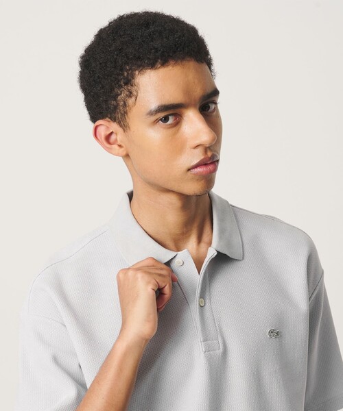 ポロシャツ 「LACOSTE for BEAUTY＆YOUTH」ワントーン ポロシャツ メンズの画像