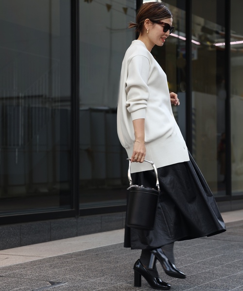 「Deuxieme Classe」 フレアスカート 34 ブラック レディース_画像4