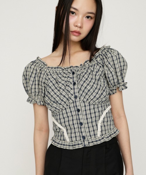 SLY（スライ） ブラウス シャツ 2WAY PUFF SLEEVE TOPS 2ウェイ