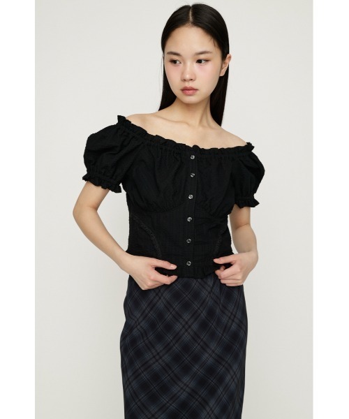 SLY（スライ） ブラウス シャツ 2WAY PUFF SLEEVE TOPS 2ウェイ