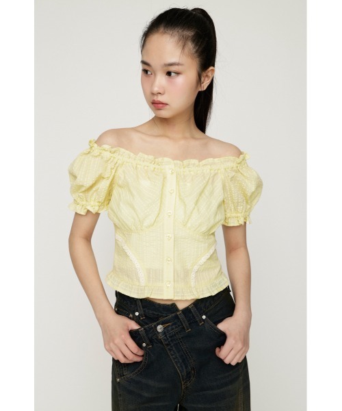 SLY（スライ） ブラウス シャツ 2WAY PUFF SLEEVE TOPS 2ウェイ