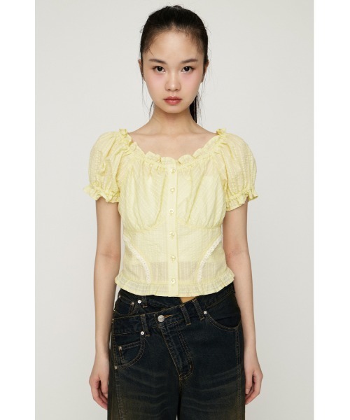 SLY（スライ） ブラウス シャツ 2WAY PUFF SLEEVE TOPS 2ウェイ