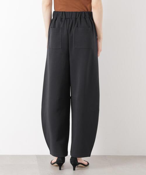 ワイドパンツ パンツ 接触冷感ダンボールカットカーブシルエットパンツ(セットアップ可) レディースの画像
