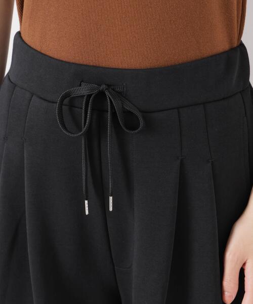ワイドパンツ パンツ 接触冷感ダンボールカットカーブシルエットパンツ(セットアップ可) レディースの画像
